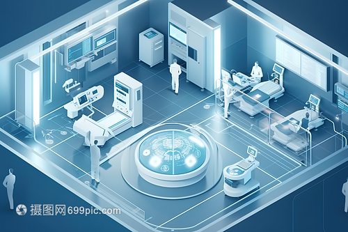 25D科技賦能智能醫(yī)療 未來醫(yī)療保健治療中心的數(shù)字藝術與智能設備
